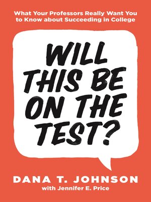 cover image of Will This Be on the Test?